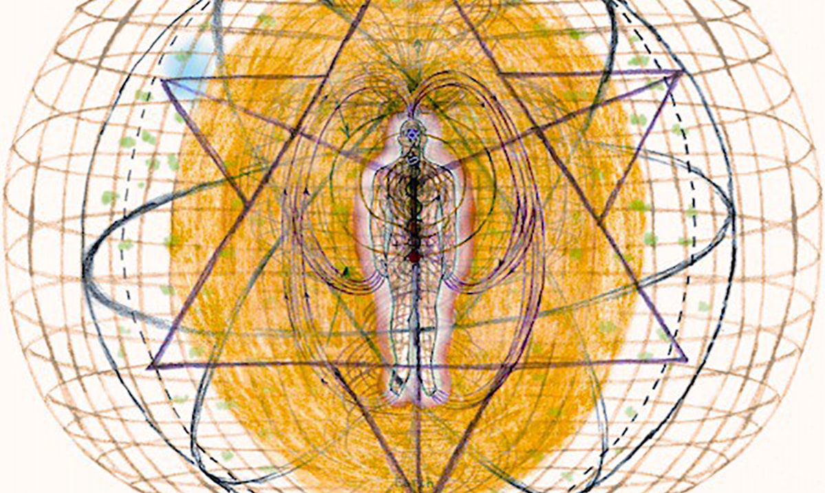 Картинка поля человека. Меркаба Леонардо да Винчи. Торсионное поле Меркаба. Меркаба Сакральная геометрия.